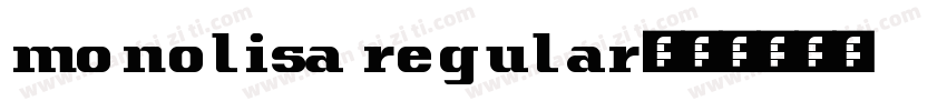 monolisa regular字体转换